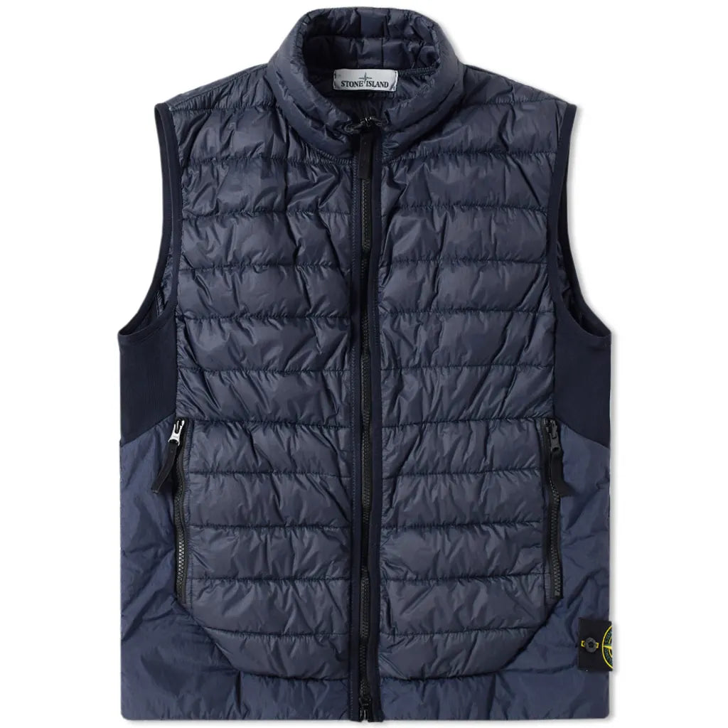 Stone Island Vest Dark Blue Foldable