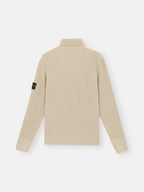 552C2 IVORY FULL RIB RWS WOOL