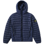 SI Garment Dyed Micro Yarn Hooded Down Jacket NAVY