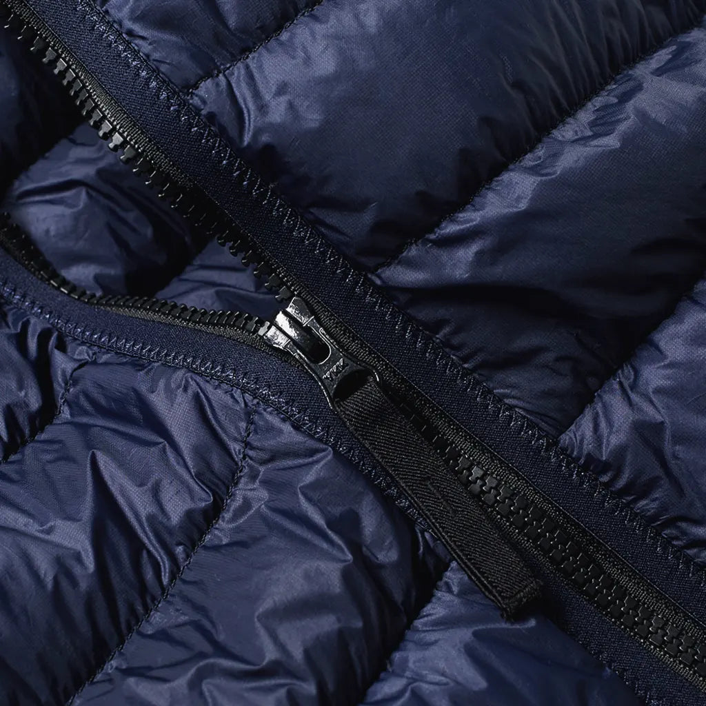 SI Garment Dyed Micro Yarn Hooded Down Jacket NAVY