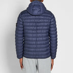 SI Garment Dyed Micro Yarn Hooded Down Jacket NAVY