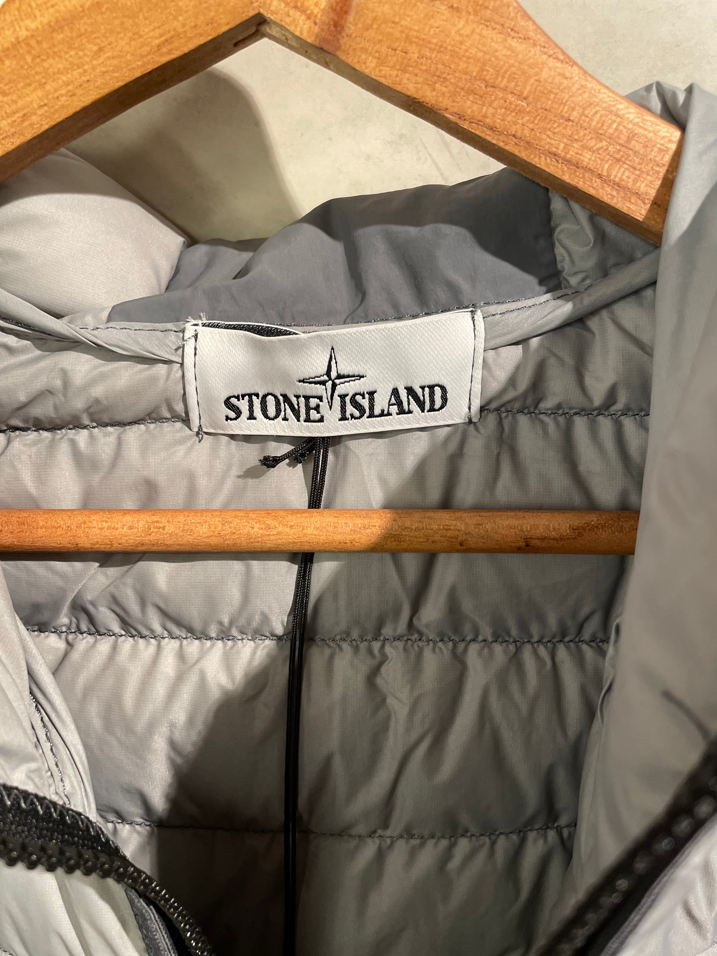 SI Garment Dyed Micro Yarn Hooded Down Jacket GRAY