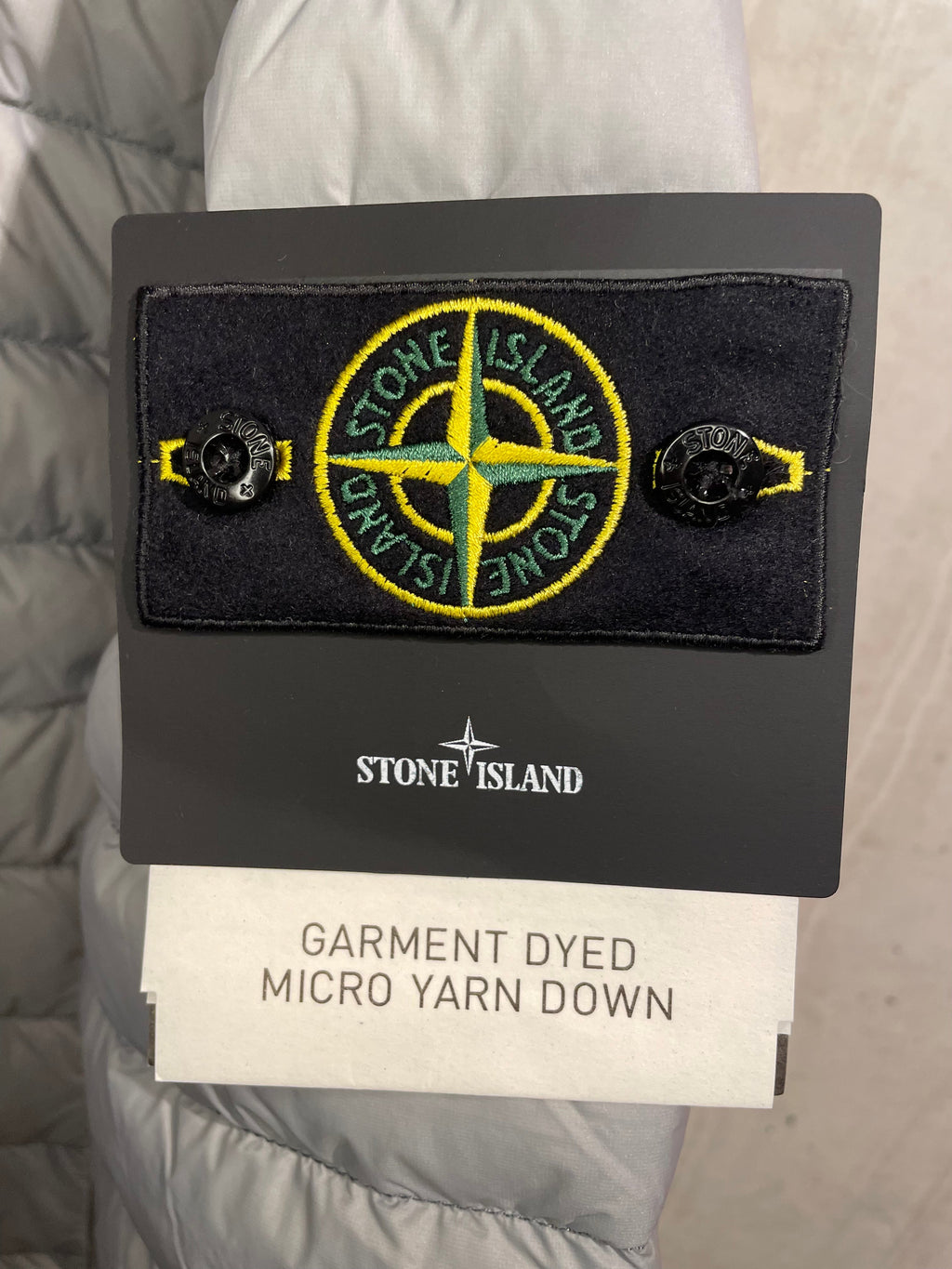 SI Garment Dyed Micro Yarn Hooded Down Jacket GRAY