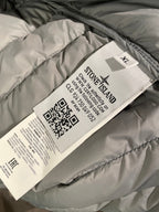 SI Garment Dyed Micro Yarn Hooded Down Jacket GRAY