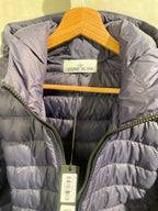 SI Garment Dyed Micro Yarn Hooded Down Jacket NAVY