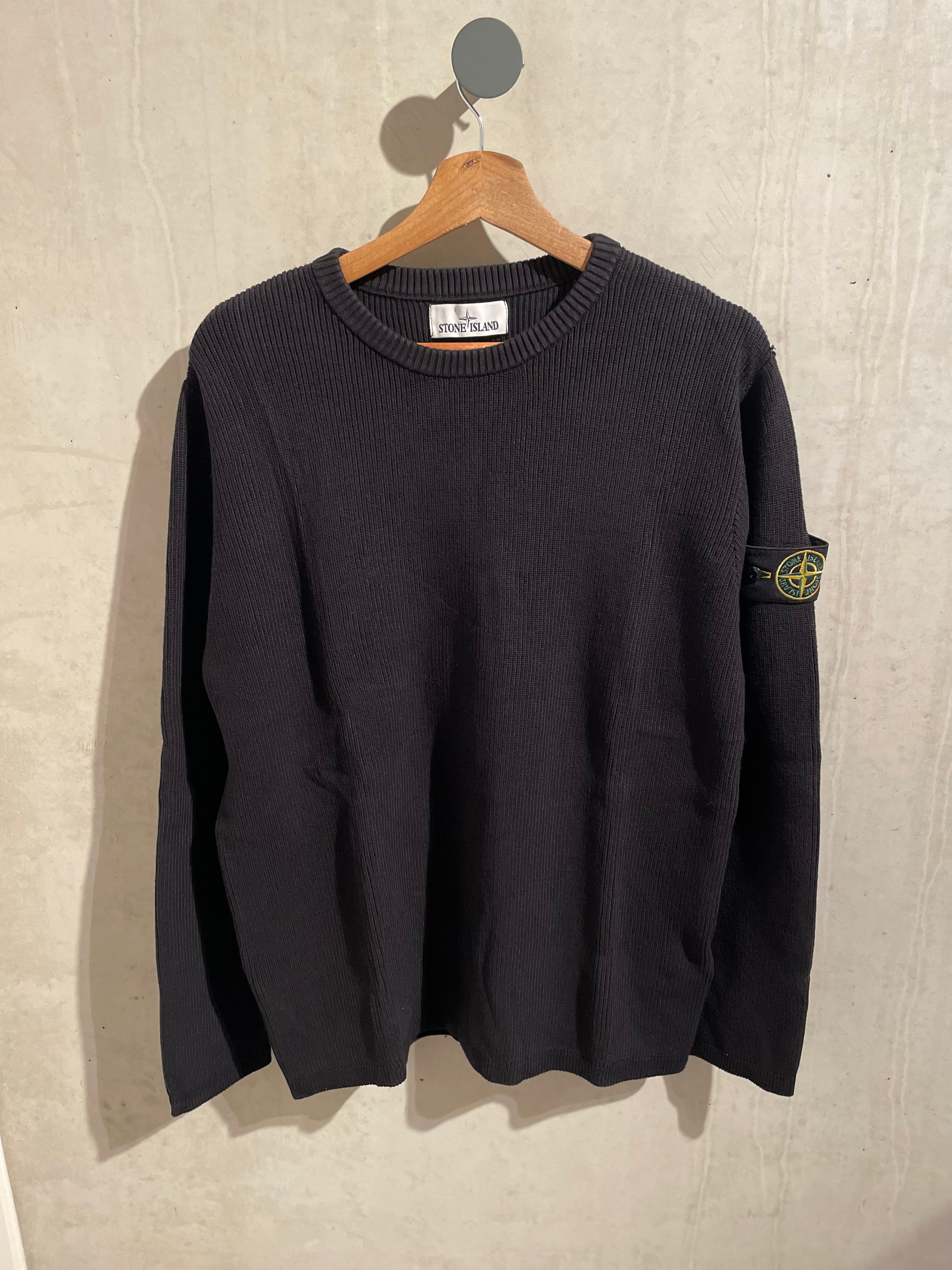 5100054 Stone Island Knitwear Sweater Black