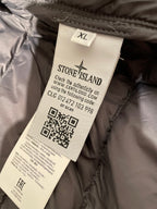 SI Gray Garment Dyed Micro Yarn Down Packable Gilet