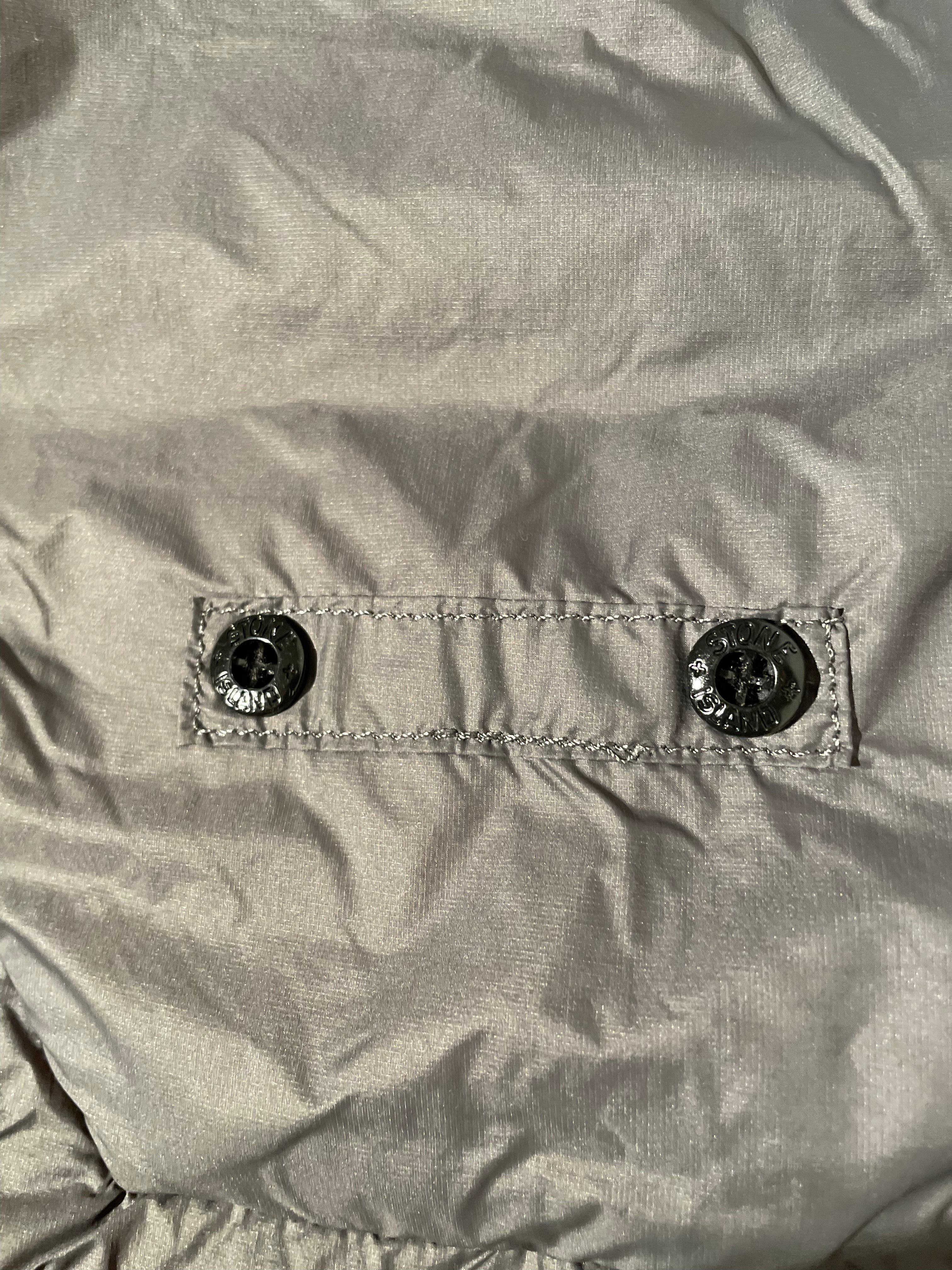 SI Gray Garment Dyed Micro Yarn Down Packable Gilet