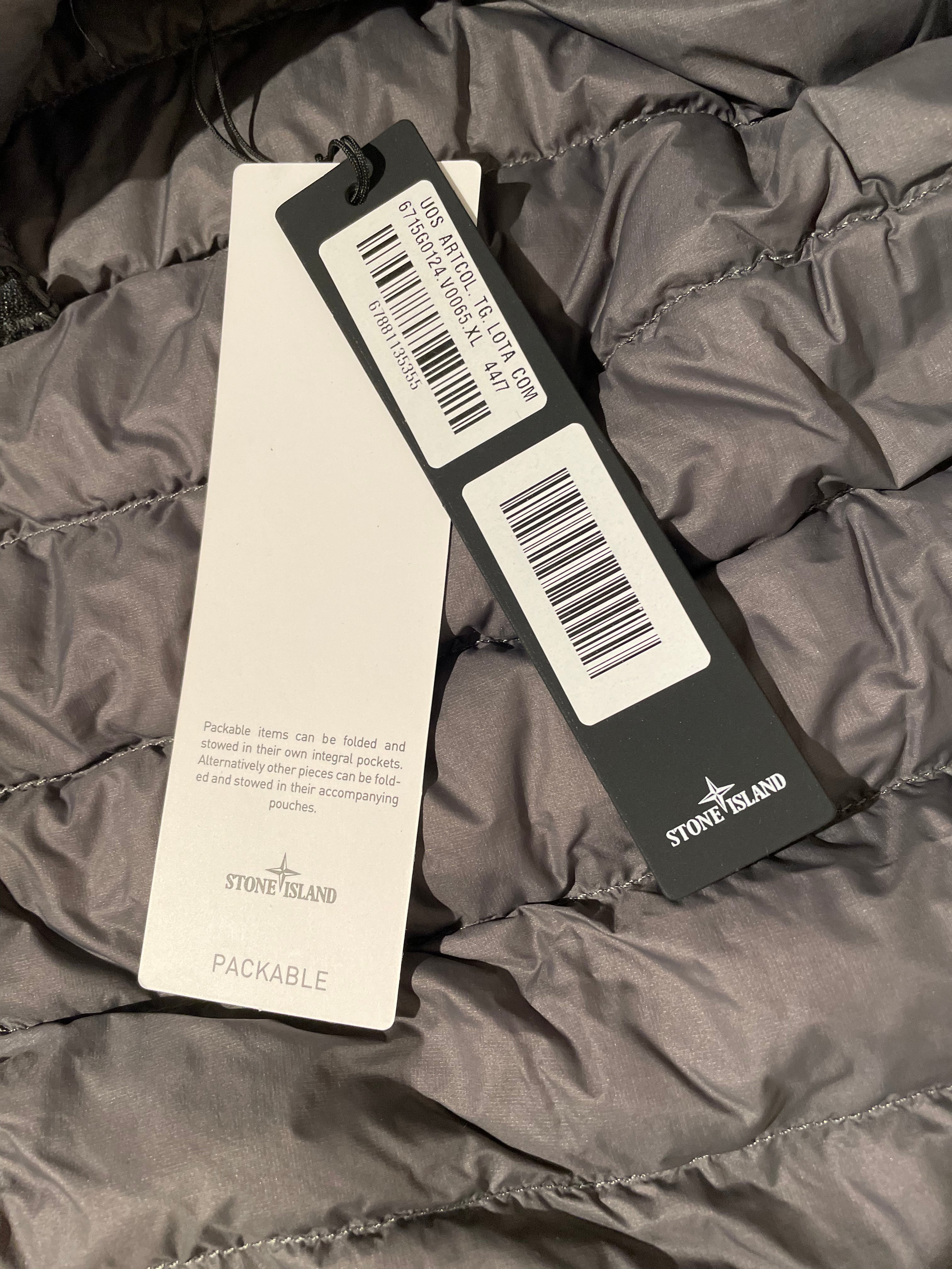 SI Gray Garment Dyed Micro Yarn Down Packable Gilet