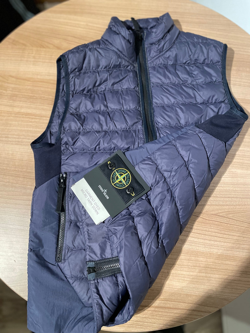 Stone Island Vest Dark Blue Foldable