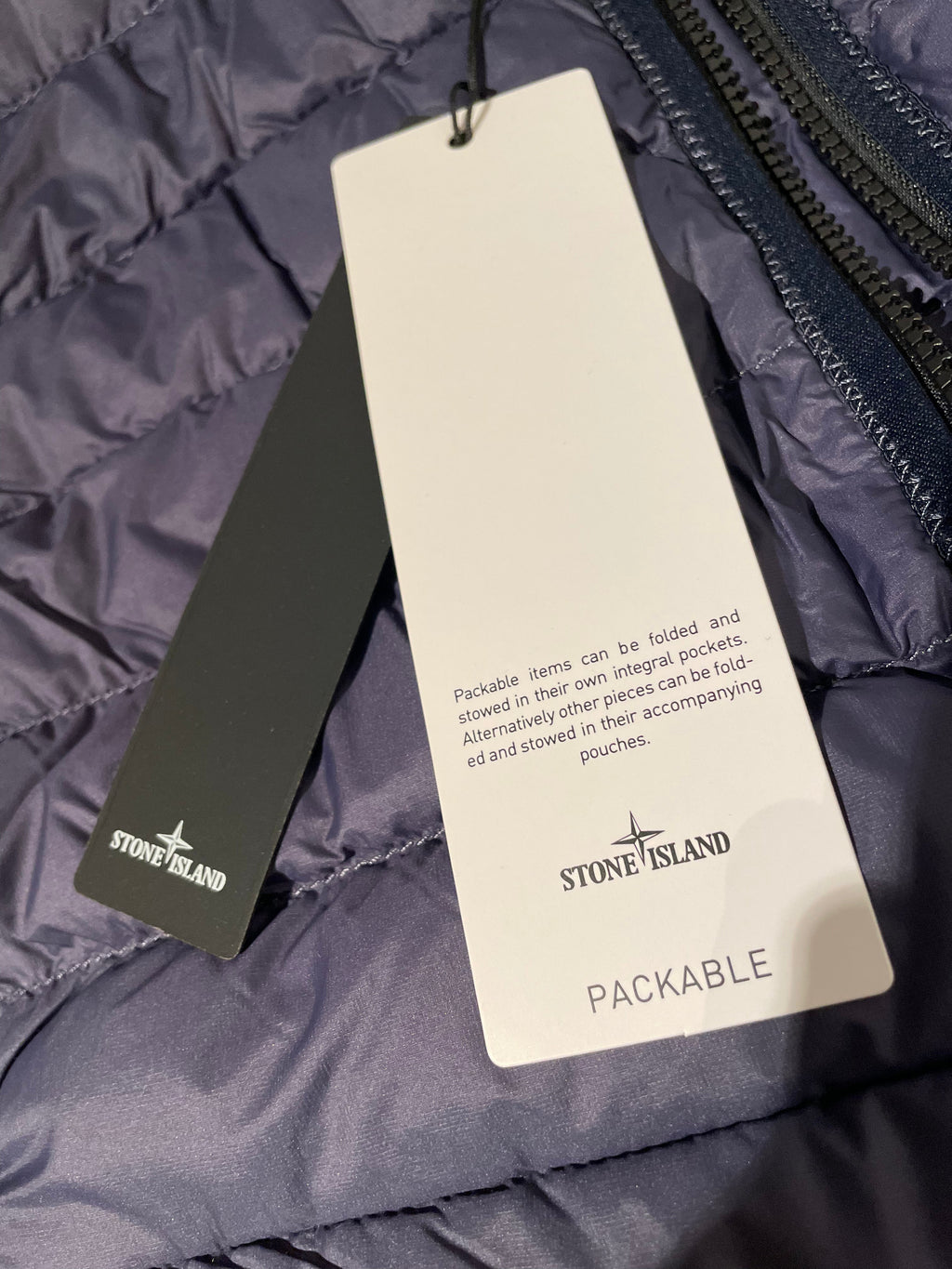 Stone Island Vest Dark Blue Foldable