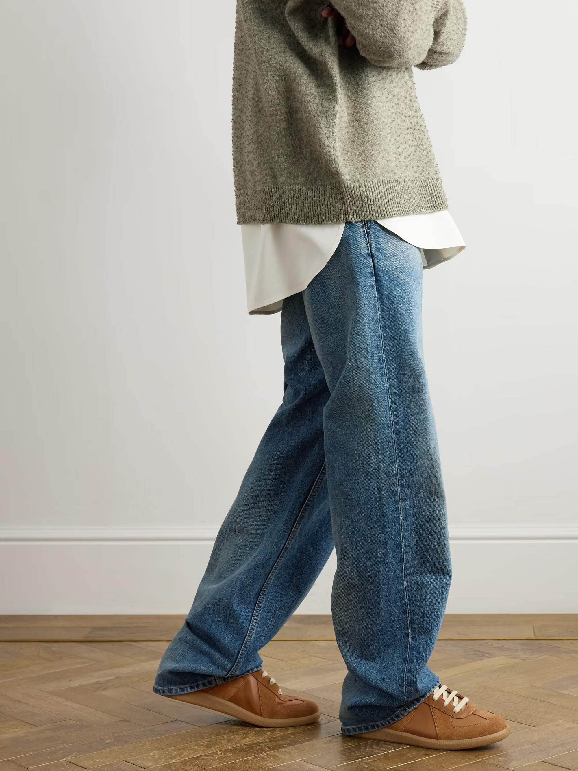 Maison Margiela Replica Leather and Suede shoes