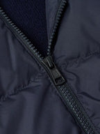 Logo-Appliquéd Quilted Shell-Panelled Virgin Wool Down Cardigan