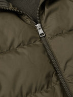 Logo-Appliquéd Quilted Shell-Panelled Virgin Wool Down Cardigan